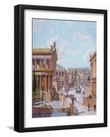 The Roman Forum of Antiquity, 1914-Theodor Josef Hubert Hoffbauer-Framed Giclee Print