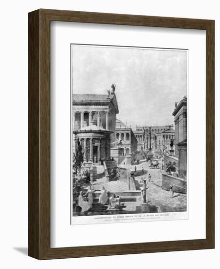 The Roman Forum of Antiquity, 1914-Theodor Josef Hubert Hoffbauer-Framed Giclee Print