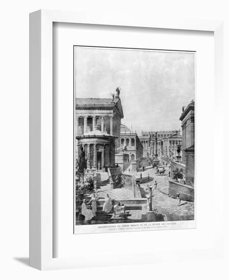 The Roman Forum of Antiquity, 1914-Theodor Josef Hubert Hoffbauer-Framed Giclee Print