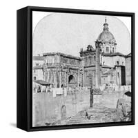 The Roman Forum, Rome, Italy, Early 20th Century-null-Framed Stretched Canvas