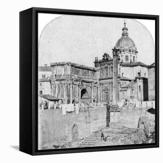 The Roman Forum, Rome, Italy, Early 20th Century-null-Framed Stretched Canvas