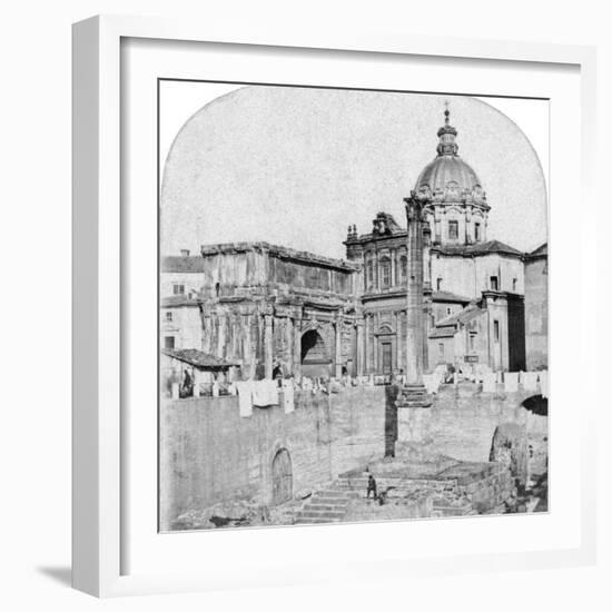 The Roman Forum, Rome, Italy, Early 20th Century-null-Framed Photographic Print