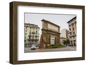 The Roman Gate, Porta Romana, Milan, Lombardy, Italy, Europe-Yadid Levy-Framed Photographic Print