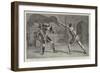 The Roman Gladiatorial Games at the Italian Exhibition, Earl's Court-null-Framed Giclee Print