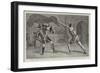 The Roman Gladiatorial Games at the Italian Exhibition, Earl's Court-null-Framed Giclee Print