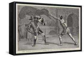 The Roman Gladiatorial Games at the Italian Exhibition, Earl's Court-null-Framed Stretched Canvas