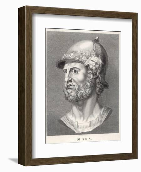 The Roman God of War Similar to the Greek God Ares But Not Identical-T. Holloway-Framed Photographic Print