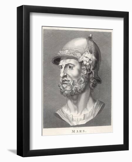 The Roman God of War Similar to the Greek God Ares But Not Identical-T. Holloway-Framed Photographic Print