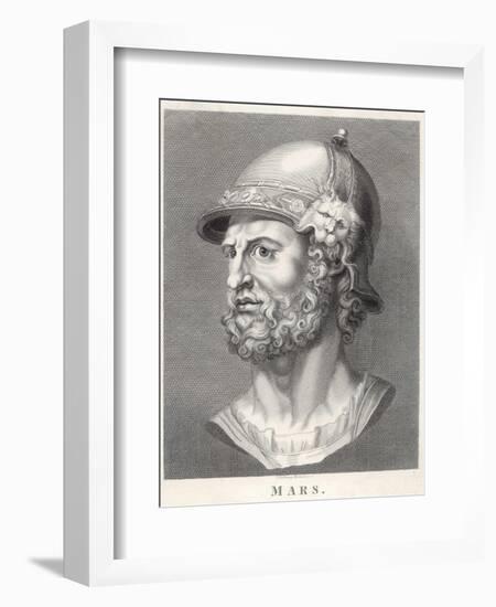 The Roman God of War Similar to the Greek God Ares But Not Identical-T. Holloway-Framed Photographic Print