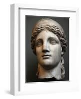 The Roman Goddess Juno. Bust. First Half of 2nd Century A.C. Marble. Carlsberg Glyptotek Museum.…-null-Framed Giclee Print