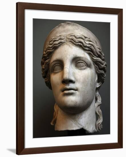 The Roman Goddess Juno. Bust. First Half of 2nd Century A.C. Marble. Carlsberg Glyptotek Museum.…-null-Framed Giclee Print