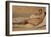 The Roman Odalisque (Marietta) 1843-Jean-Baptiste-Camille Corot-Framed Giclee Print