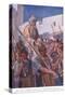 The Roman Soldiers Take Paul by Night from Jerusalem-Arthur A. Dixon-Stretched Canvas