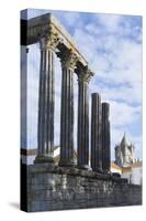 The Roman Temple of Diana and the Tower of Evora Cathedral-Alex Robinson-Stretched Canvas