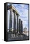 The Roman Temple of Diana and the Tower of Evora Cathedral-Alex Robinson-Framed Stretched Canvas