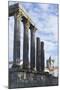 The Roman Temple of Diana and the Tower of Evora Cathedral-Alex Robinson-Mounted Photographic Print