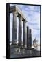 The Roman Temple of Diana and the Tower of Evora Cathedral-Alex Robinson-Framed Stretched Canvas