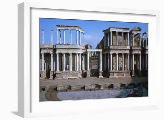 The Roman Theatre at Merida-CM Dixon-Framed Photographic Print