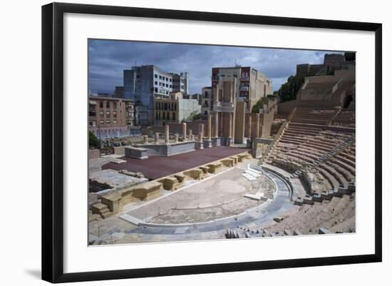 The Roman Theatre, Cartagena, Spain-Rob Cousins-Framed Photographic Print