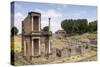 The Roman Theatre Dating from the 1st Century, Volterra, Tuscany, Italy, Europe-Copyright: Julian-Stretched Canvas