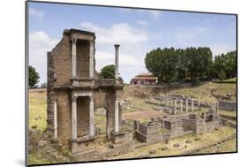 The Roman Theatre Dating from the 1st Century, Volterra, Tuscany, Italy, Europe-Copyright: Julian-Mounted Photographic Print