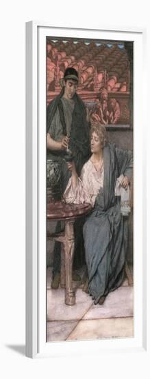 The Roman Wine-Tasters-Sir Lawrence Alma-Tadema-Framed Giclee Print