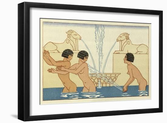 The Romance of a Mummy-Georges Barbier-Framed Giclee Print