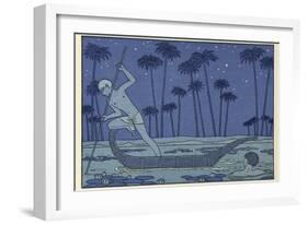 The Romance of a Mummy-Georges Barbier-Framed Giclee Print