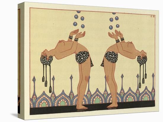 The Romance of a Mummy-Georges Barbier-Stretched Canvas