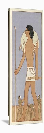 The Romance of a Mummy-Georges Barbier-Stretched Canvas