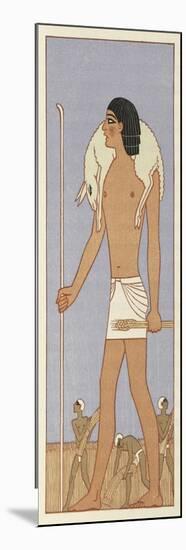 The Romance of a Mummy-Georges Barbier-Mounted Giclee Print