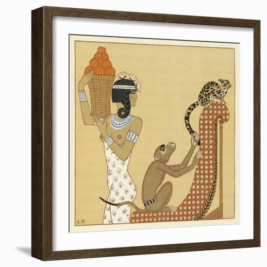 The Romance of a Mummy-Georges Barbier-Framed Giclee Print