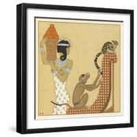 The Romance of a Mummy-Georges Barbier-Framed Giclee Print