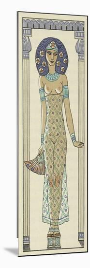 The Romance of a Mummy-Georges Barbier-Mounted Giclee Print