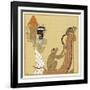 The Romance of a Mummy-Georges Barbier-Framed Giclee Print