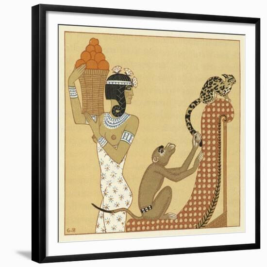 The Romance of a Mummy-Georges Barbier-Framed Giclee Print