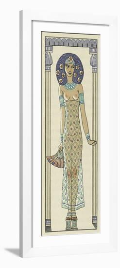 The Romance of a Mummy-Georges Barbier-Framed Premium Giclee Print