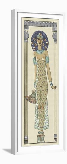 The Romance of a Mummy-Georges Barbier-Framed Premium Giclee Print