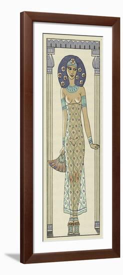 The Romance of a Mummy-Georges Barbier-Framed Premium Giclee Print