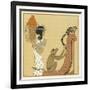 The Romance of a Mummy-Georges Barbier-Framed Giclee Print