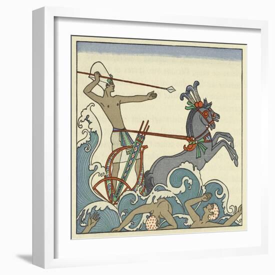 The Romance of a Mummy-Georges Barbier-Framed Giclee Print