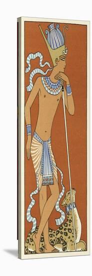 The Romance of a Mummy-Georges Barbier-Stretched Canvas