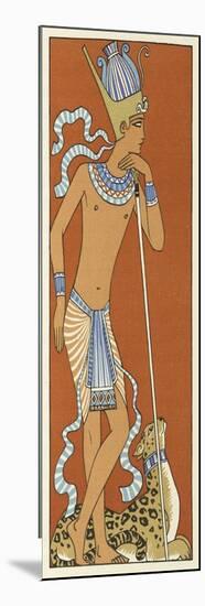 The Romance of a Mummy-Georges Barbier-Mounted Giclee Print