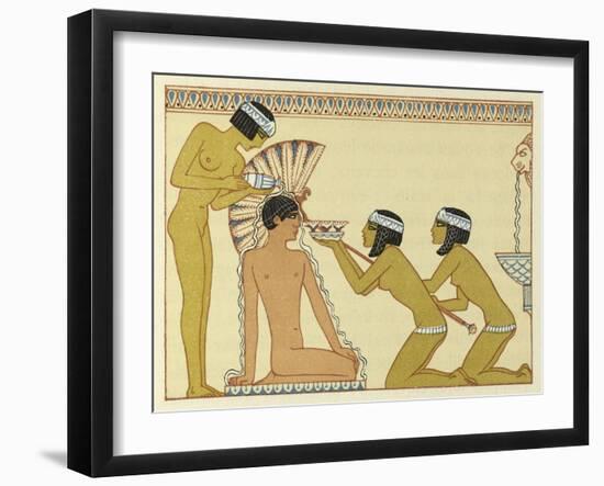 The Romance of a Mummy-Georges Barbier-Framed Giclee Print