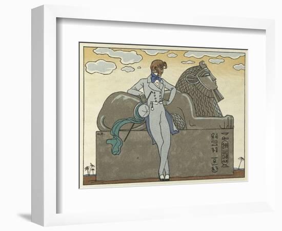 The Romance of a Mummy-Georges Barbier-Framed Giclee Print