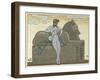 The Romance of a Mummy-Georges Barbier-Framed Giclee Print