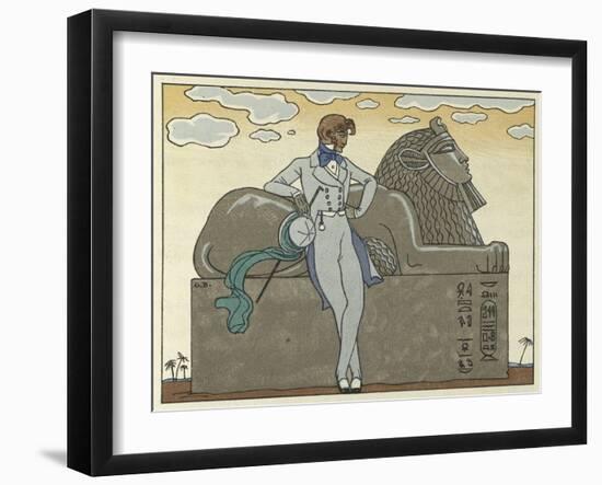 The Romance of a Mummy-Georges Barbier-Framed Giclee Print