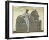 The Romance of a Mummy-Georges Barbier-Framed Giclee Print