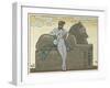 The Romance of a Mummy-Georges Barbier-Framed Giclee Print