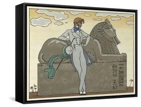 The Romance of a Mummy-Georges Barbier-Framed Stretched Canvas